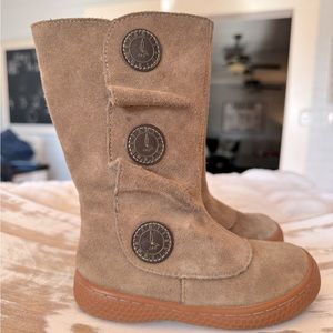Livie & Luca tan button boots